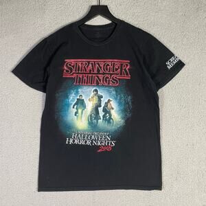 Stranger Things Halloween Horror Nights‎ 2018 Universal Orlando Tee Black M